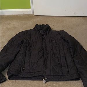 Black Lacoste Puffer Jacket